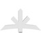 Ekena Millwork Alberta Architectural Grade PVC Gable Bracket, 60"W x 32 1/2"H x 6"D x 6"F, 13/12 Pitch GBP060X33X0606ALB00 - alternate 2